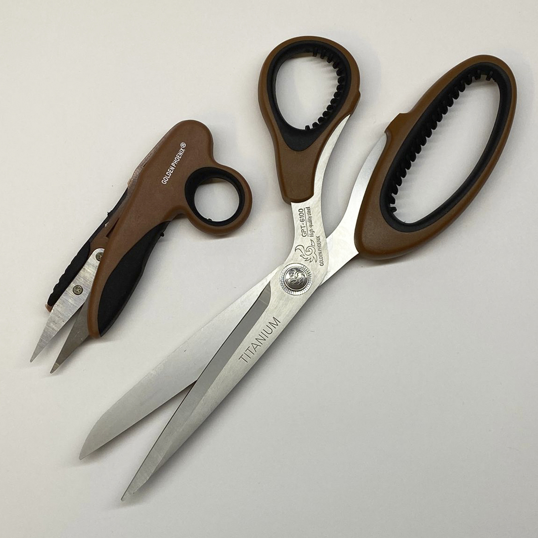Набор портновских ножниц -коричневые/ подарочный набор портновских .