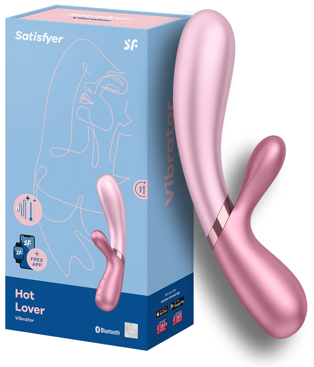 Satisfyer Вибратор Hot Lover с функцией нагрева и управлением через  приложение Сатисфаер, розовый - купить с доставкой по выгодным ценам в  интернет-магазине OZON (361827213)