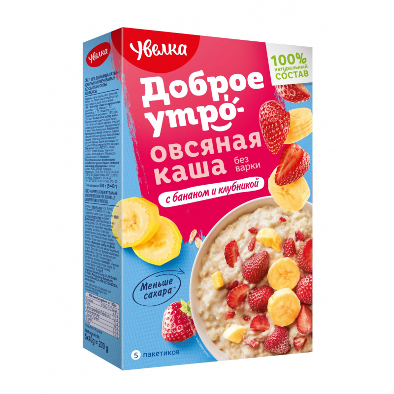 Каша увелка овсяная быстрого. Каша увелка с бананом и клубникой. каша увелка овсяная 5*40г клубника. каша увелка овсяная с клубникой, 40г. овсяная каша с бананом.