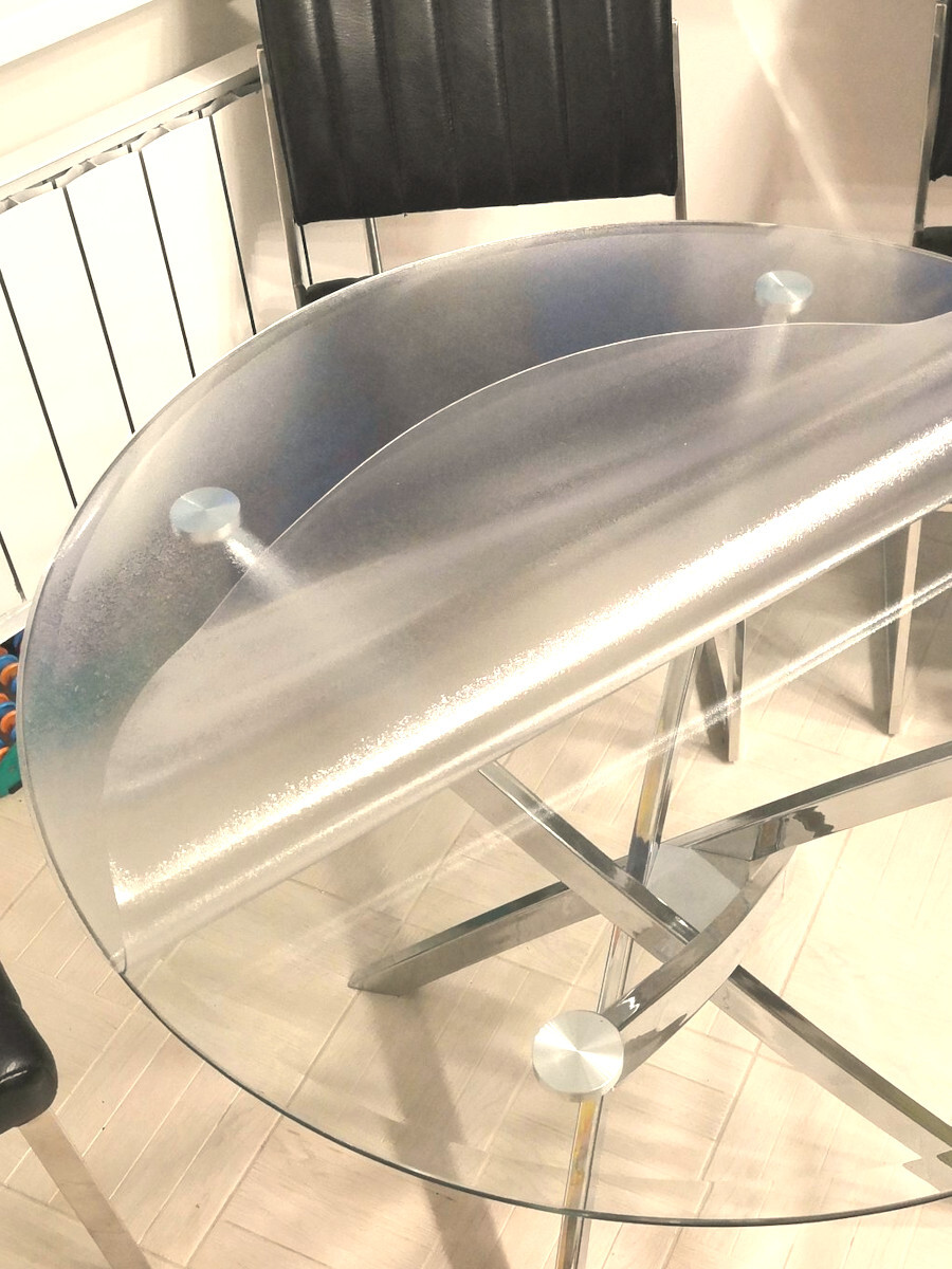 Рифленая силиконовая скатерть на стол гибкое стекло