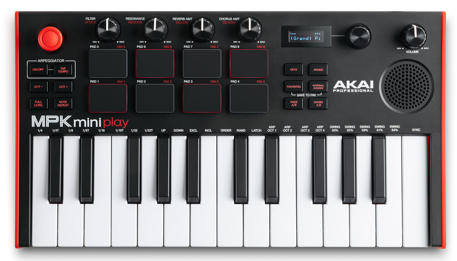 MIDI-клавиатура AKAI PRO MPK MINI PLAY MK3