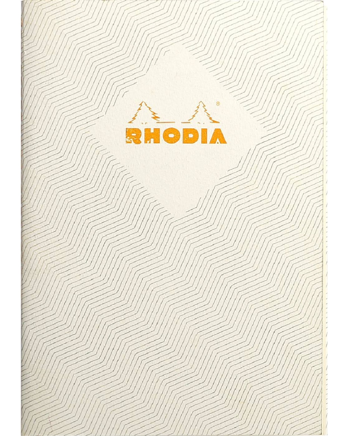 Бежевая обложка. Блокнот в клетку Rhodia Heritage "Chevrons Black" а5. Бизнес тетрадь цвет слоновая кость а4.