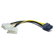 Переходник с 2 Molex на 8 Pin доп. питания видеокарты