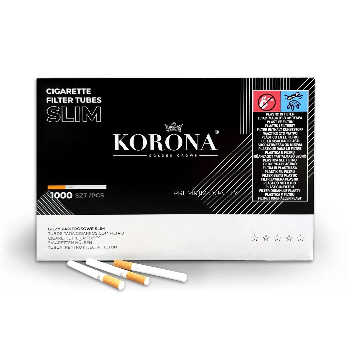 Купить сигареты 5. Гильзы сигаретные Korona 1000. Сигаретные гильзы корона слим 1000 шт. Гильзы для сигарет Korona Slim 6.5 мм. Гильзы сигаретные Korona Slim Carbon 120.