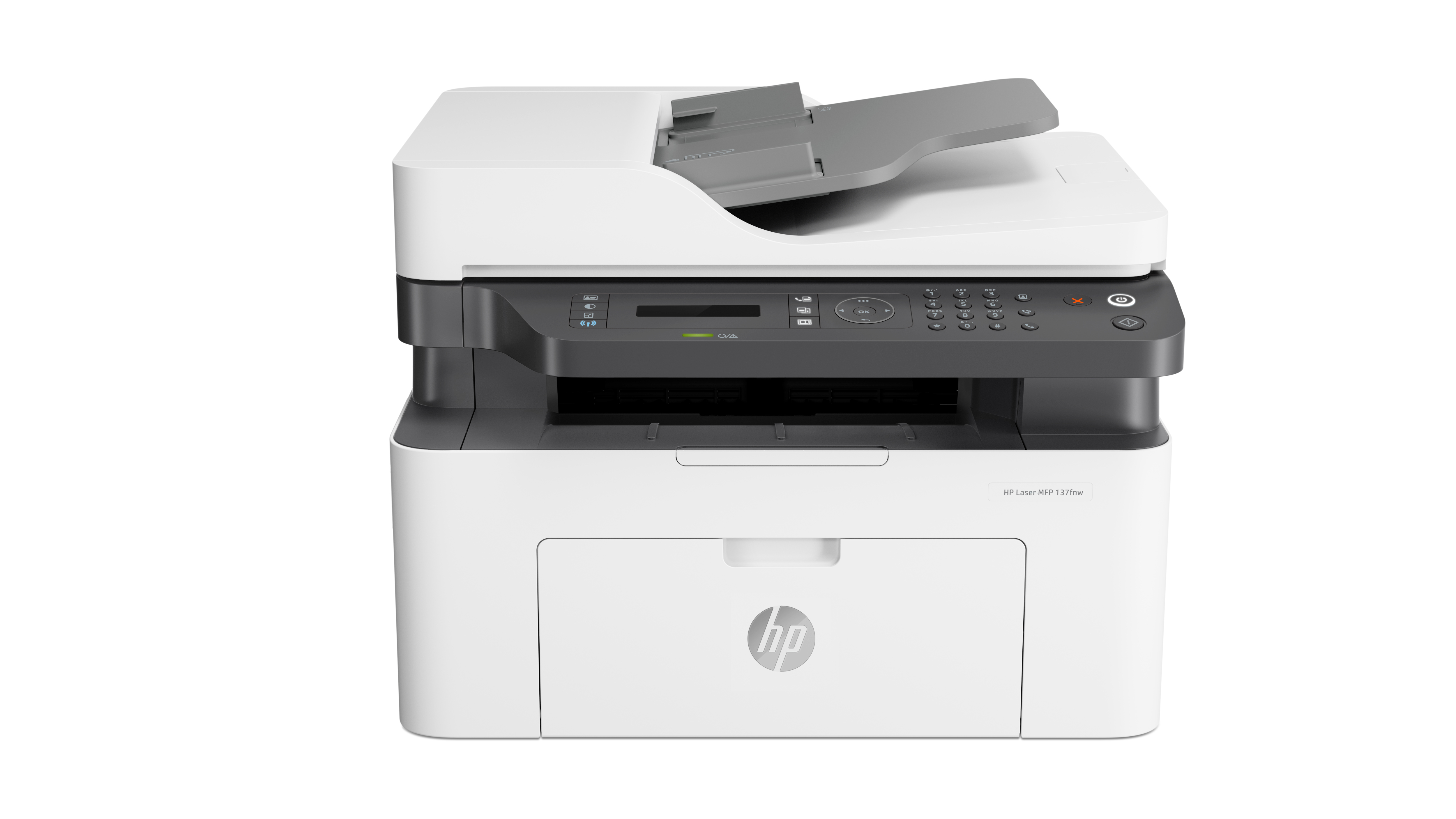 HP МФУ Лазерное Laser MFP 137fnw, белый