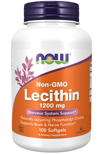 ЛецитинNOWLecithin1200mg-100Softgels/капсул