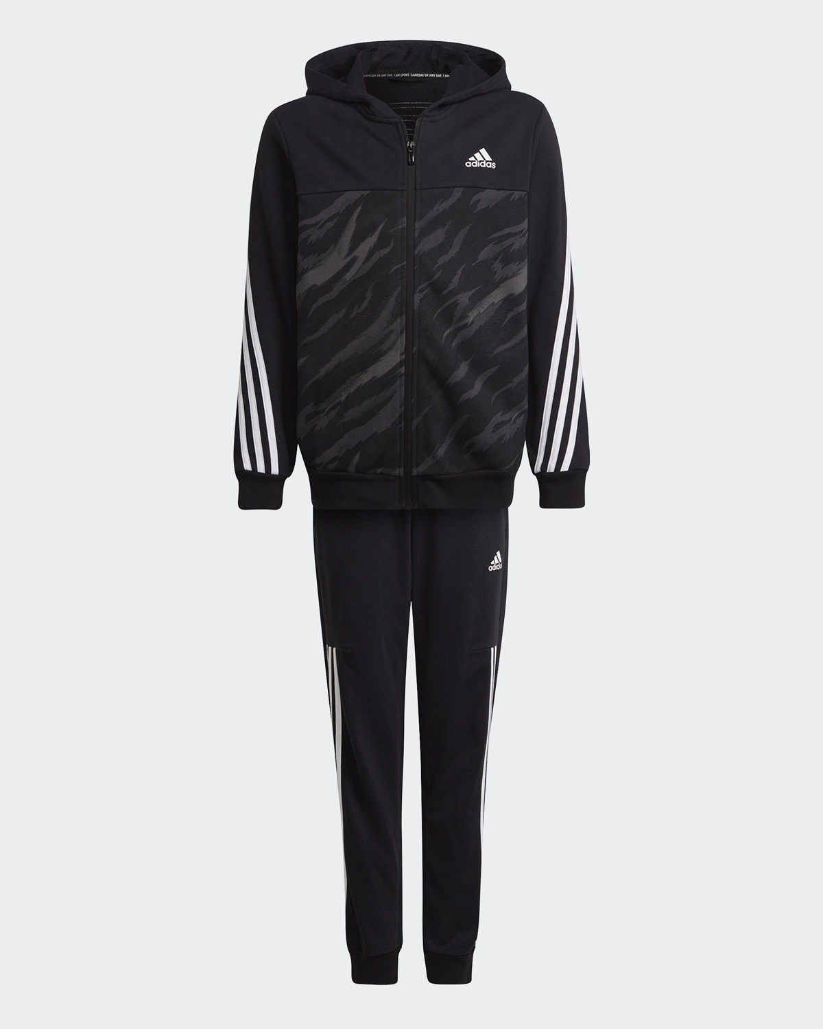 Adidas tracksuit three store stripes