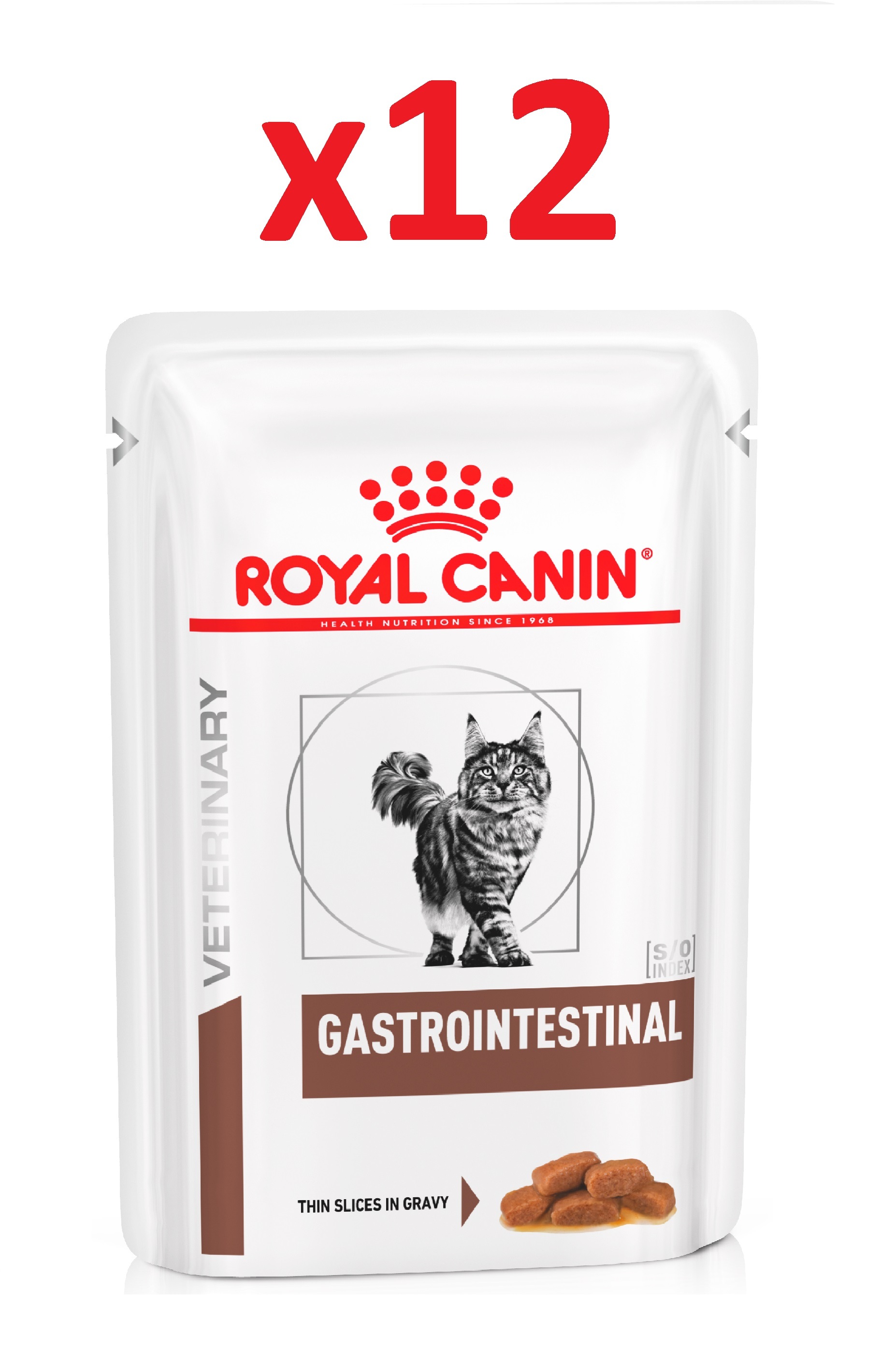 Корм Royal Canin Gastrointestinal (в соусе) для кошек при лечении ЖКТ, 85 г *12 шт