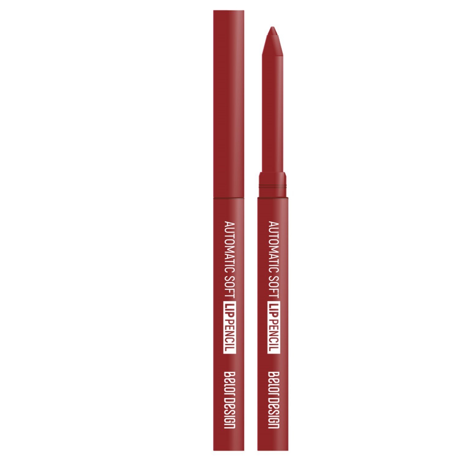 Belor Design Карандаш для губ AUTOMATIC SOFT LIPPENCIL механический тон 206 red