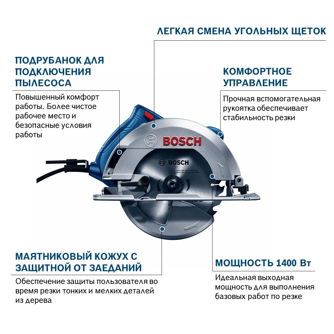 Циркулярная Пила Bosch Gks 140 06016b3020 Купить