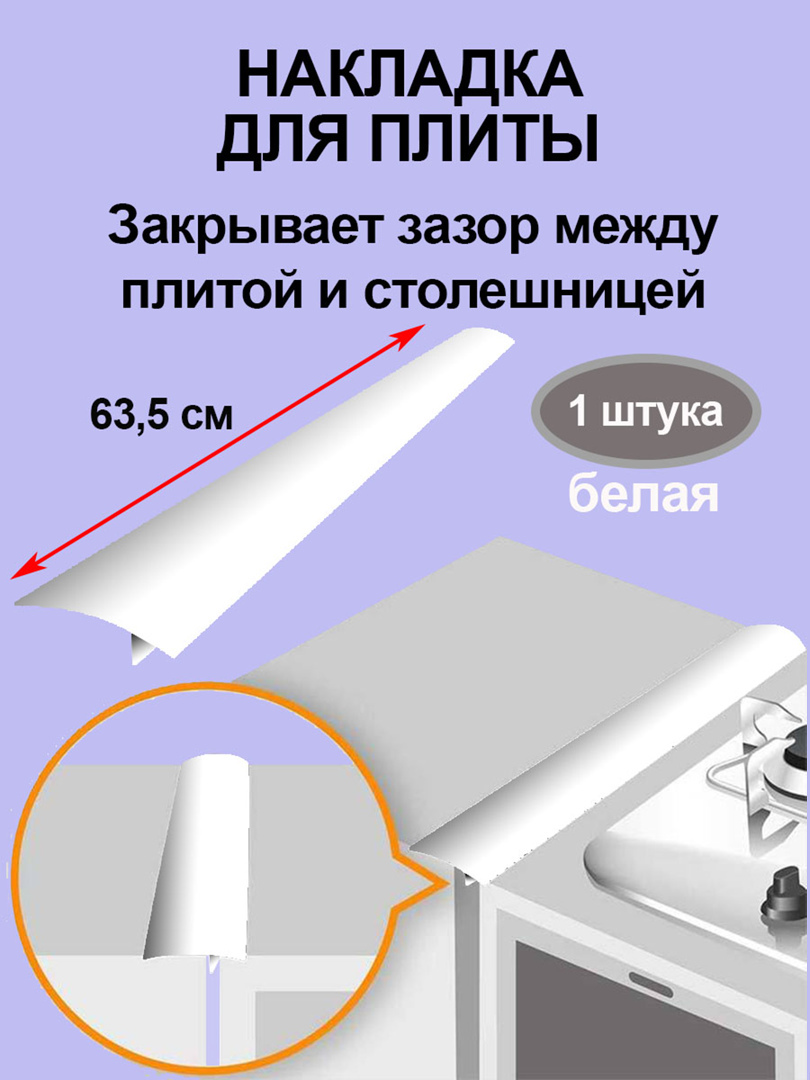 Накладка между плитой и столешницей