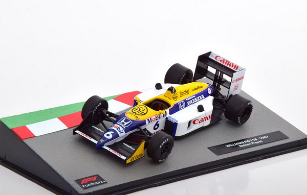 Formula1AutoCollection№73,формула-1,WilliamsFW11B,НельсонПике(1987),коллекционнаямасштабнаямодель