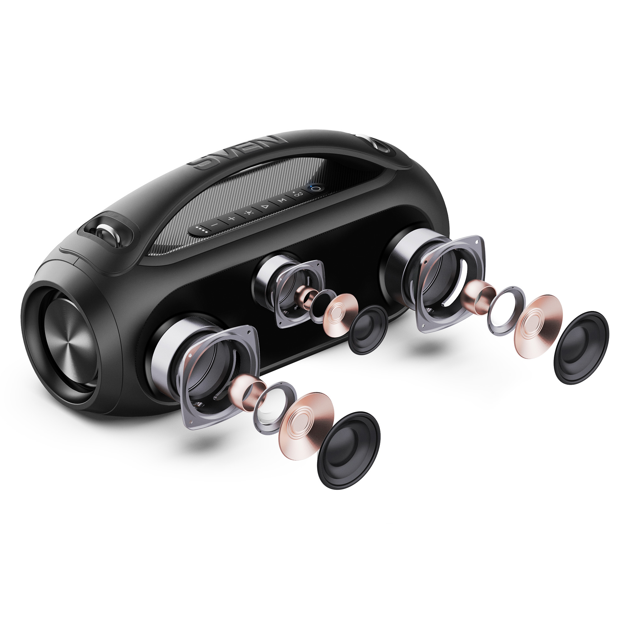 Портативная акустика sven ps-380 40 вт. Беспроводная колонка sven. Ps 380. Ps 380. Бумбокс sven ps 380.