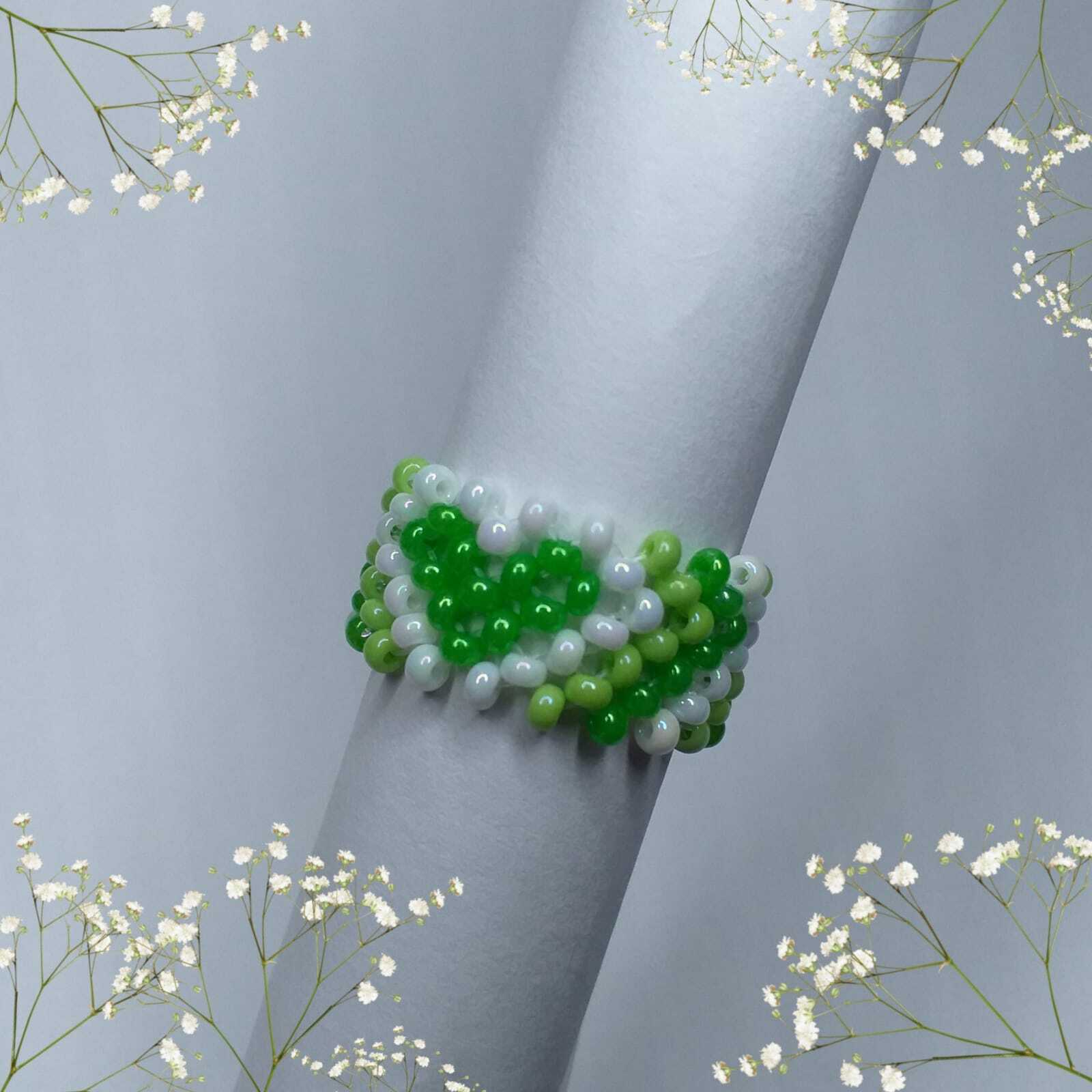 Парные кольца из бисера