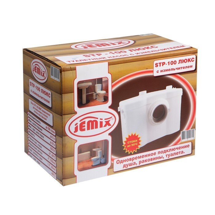 Stp 100 lux. JEMIX STP-100 Lux. Канализационный насос JEMIX STP-100 Lux. JEMIX насосы stp100. Насос-измельчитель JEMIX STP-100 Люкс.