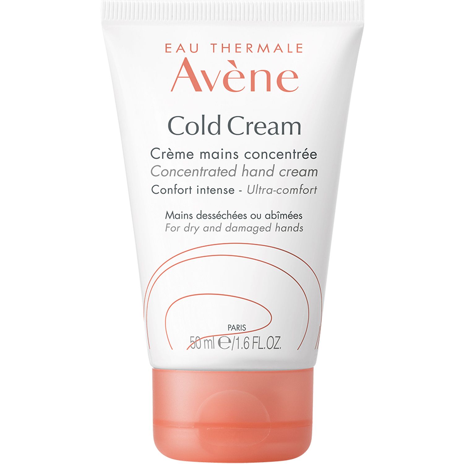 AVENE Насыщенный крем для рук с колд-кремом, питательный, увлажняющий, для сухой и чувствительной кожи, для детей и взрослых "Cold-cream", 50 мл