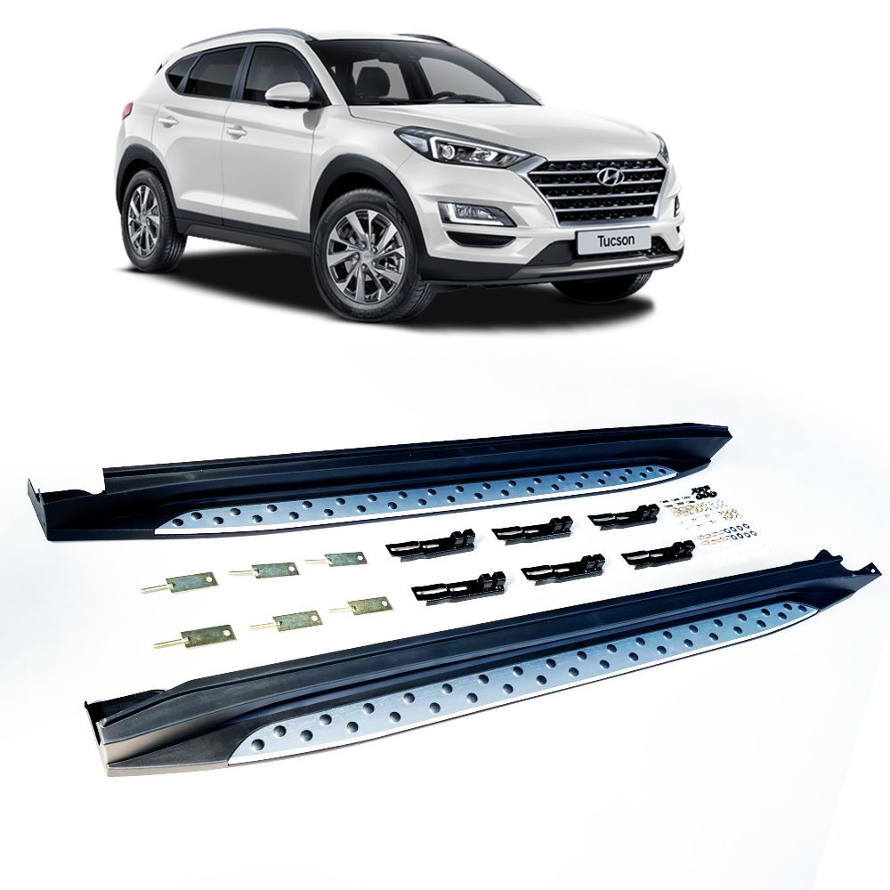 Подножки hyundai. Tucson накладки.