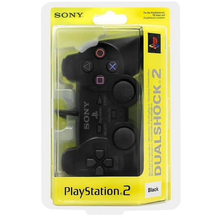 Геймпад / джойстик проводной для Sony Playstation 2 PS2 dualshock 2 черный oem