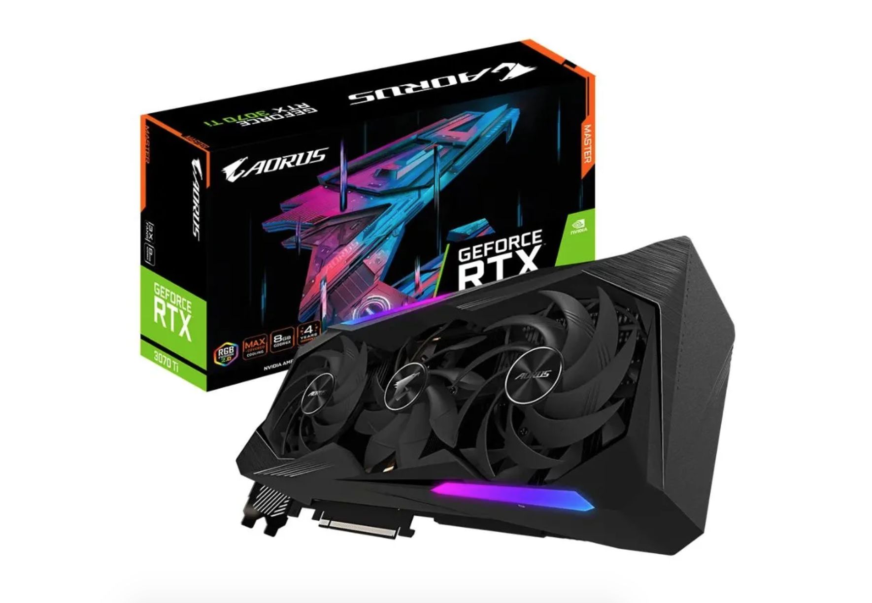 Gigabyte geforce rtx 3070 ti aorus master
