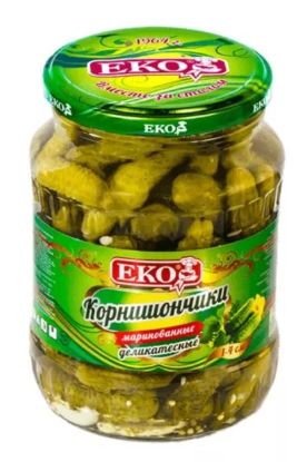  "ЕКО" Корнишоны  Маринованные деликатесные 370гр.*5шт.