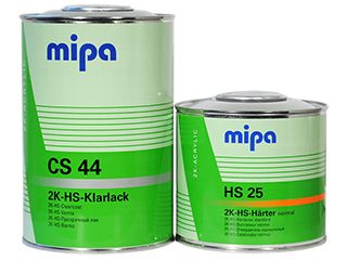 Лак акриловый 2K HS CS-44 Klarlack 1л + отверд 0,5л HS-25 "Mipa"