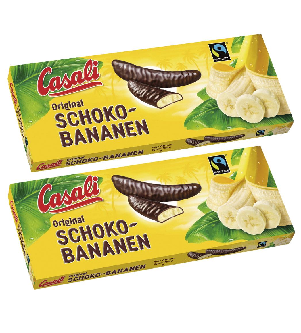 Суфле Casali Schoko-Bananen банановое в шоколаде, 300 г