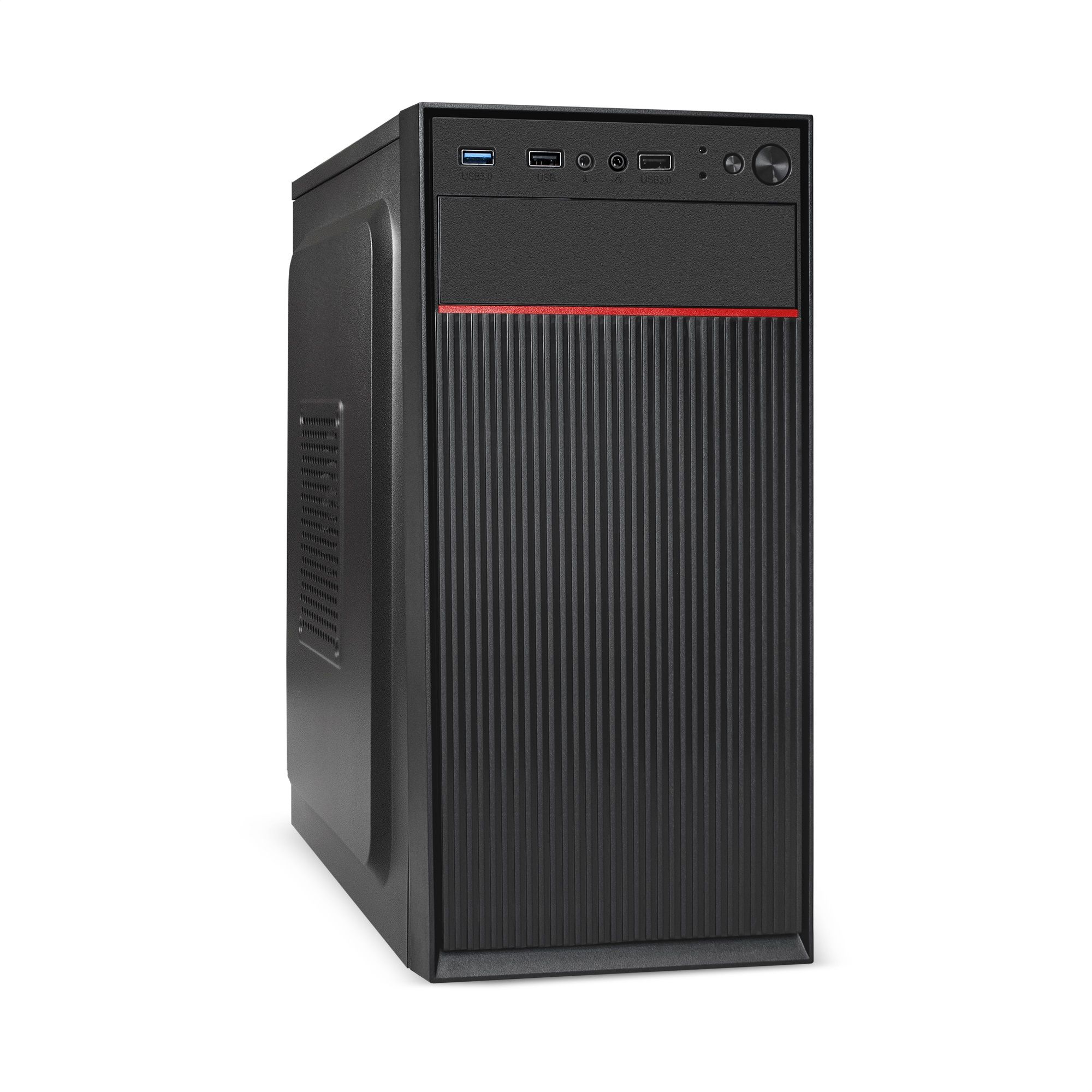 КорпусMinitowerExeGateBAA-113U(mATX,безБП,2*USB+1*USB3.0,аудио,черный)