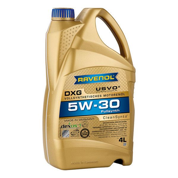 RAVENOL DXG 5W-30 Масло моторное, Синтетическое, 4 л