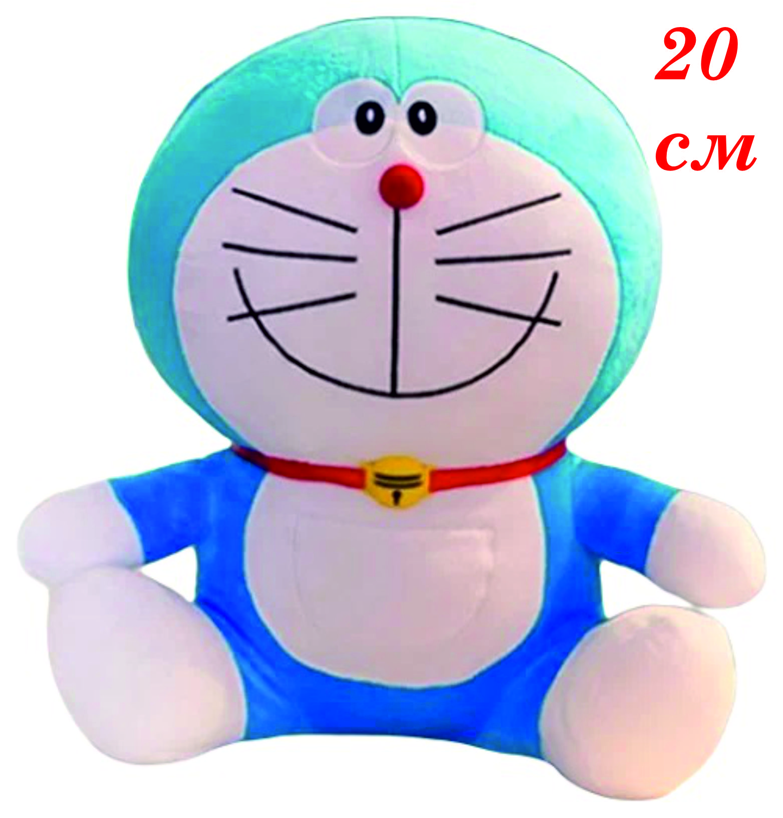 Милая плюшевая игрушка Doraemon, 20 см. Высококачественная мягкая игрушка, ...