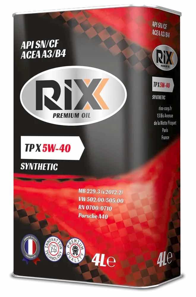 RIXXTPX5W-40Масломоторное,Синтетическое,4л