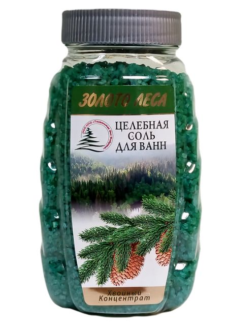 Соль КОНЦЕНТРАТ ХВОЙНЫЙ Натуральный для принятия ванн Золото леса ...