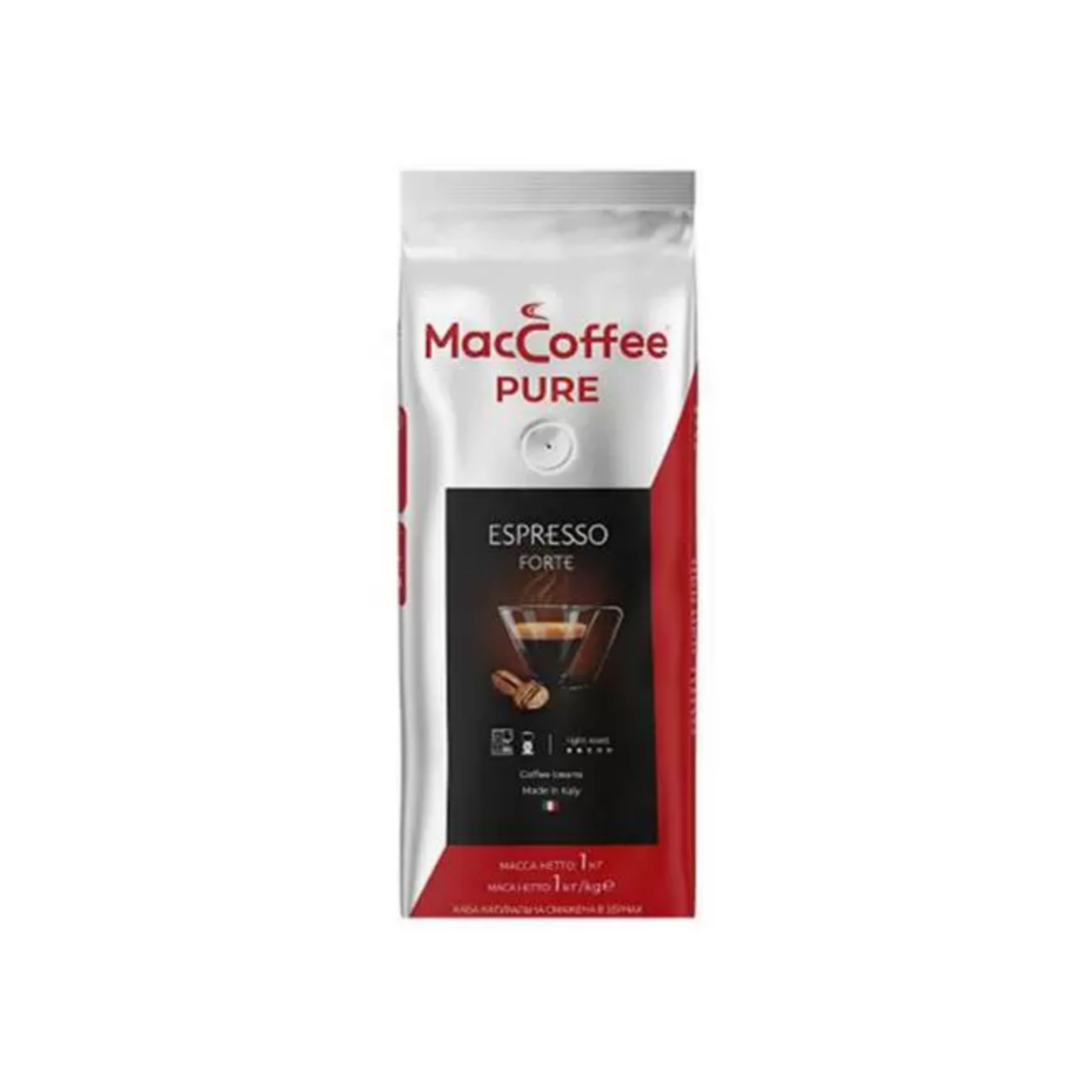 Кофе maccoffee pure espresso forte. MACCOFFEE Pure Espresso Forte упаковка. Кофе Forte в зернах. Кофе молотый Маккофе Пьюр эспрессо форте Жар натур 250 гр м/у. Пьяцца эспрессо форте.