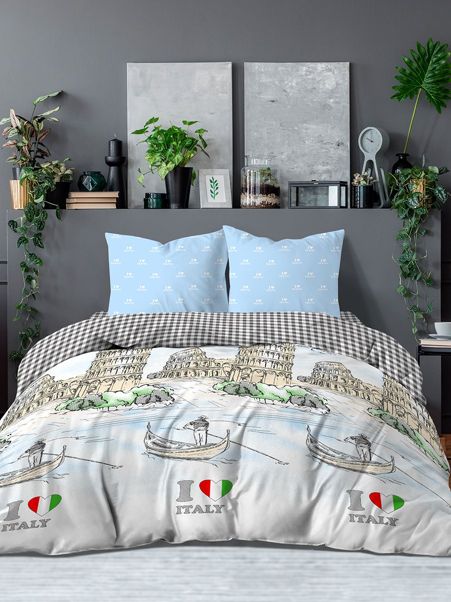 4495-1+4486а-2 попугаи. Браво постельное белье. 04 1949. 70*70 м. Кпб 1.