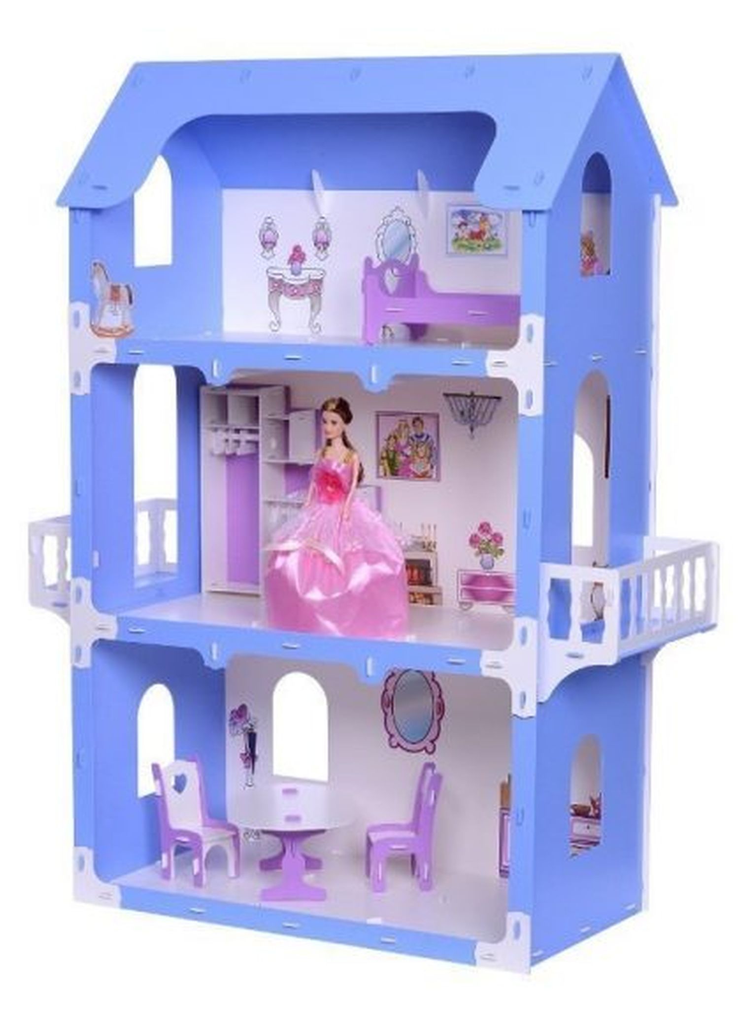 ELC кукольный дом розовый 139084