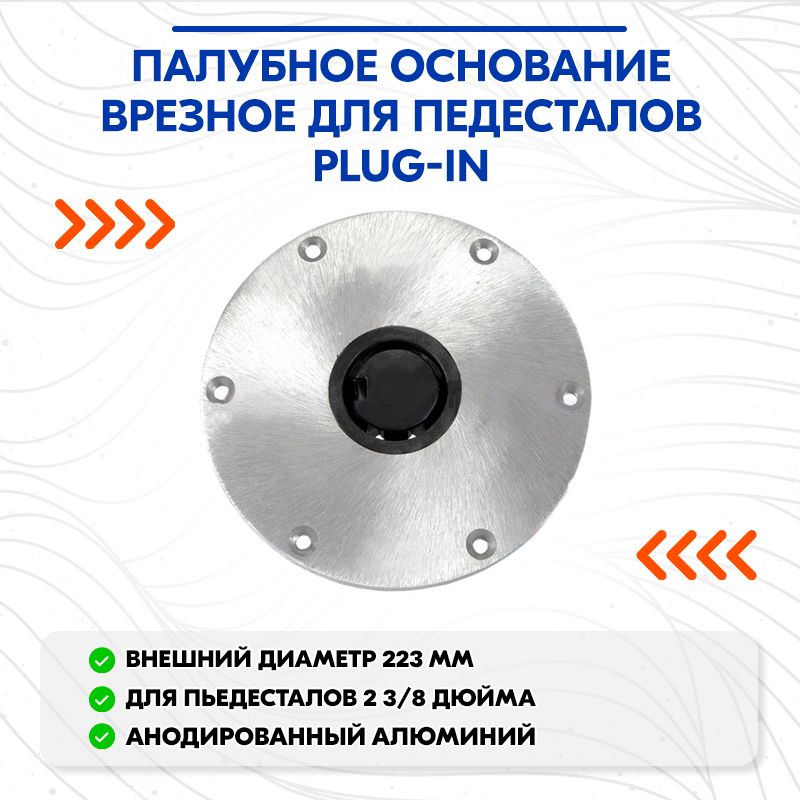 ПалубноеоснованиеврезноедляпедесталовPLUG-IN