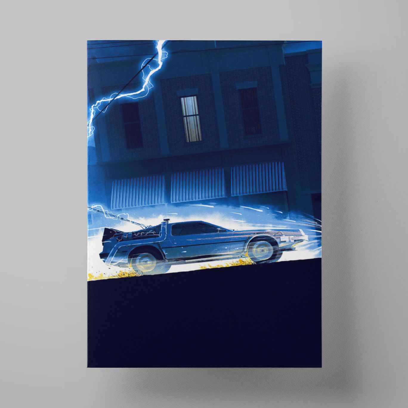 Future 50. Назад в будущее минималистичный Постер. Back to the Future картина по номерам.