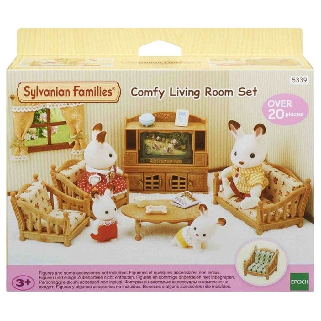 Игровой набор sylvanian families мягкая мебель для гостиной