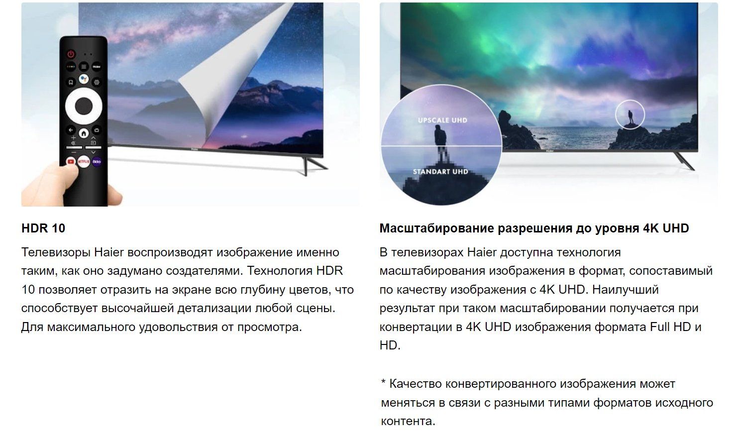 Haier Телевизор Smart TV S3 55
