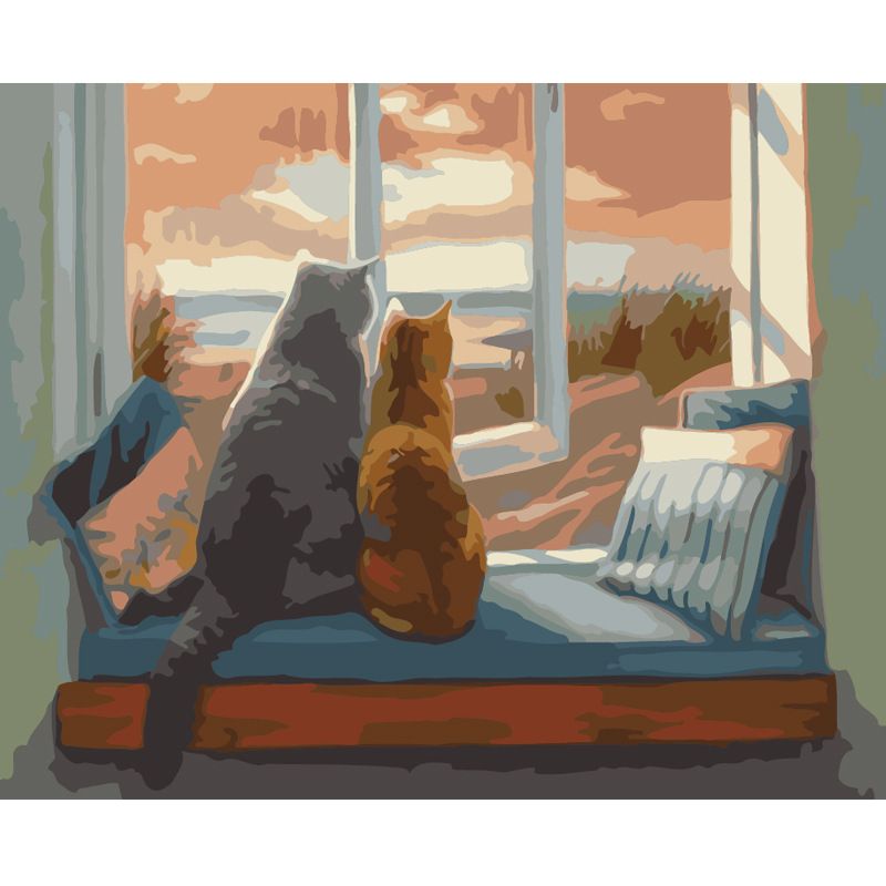 Картины с котиками для домашнего интерьера