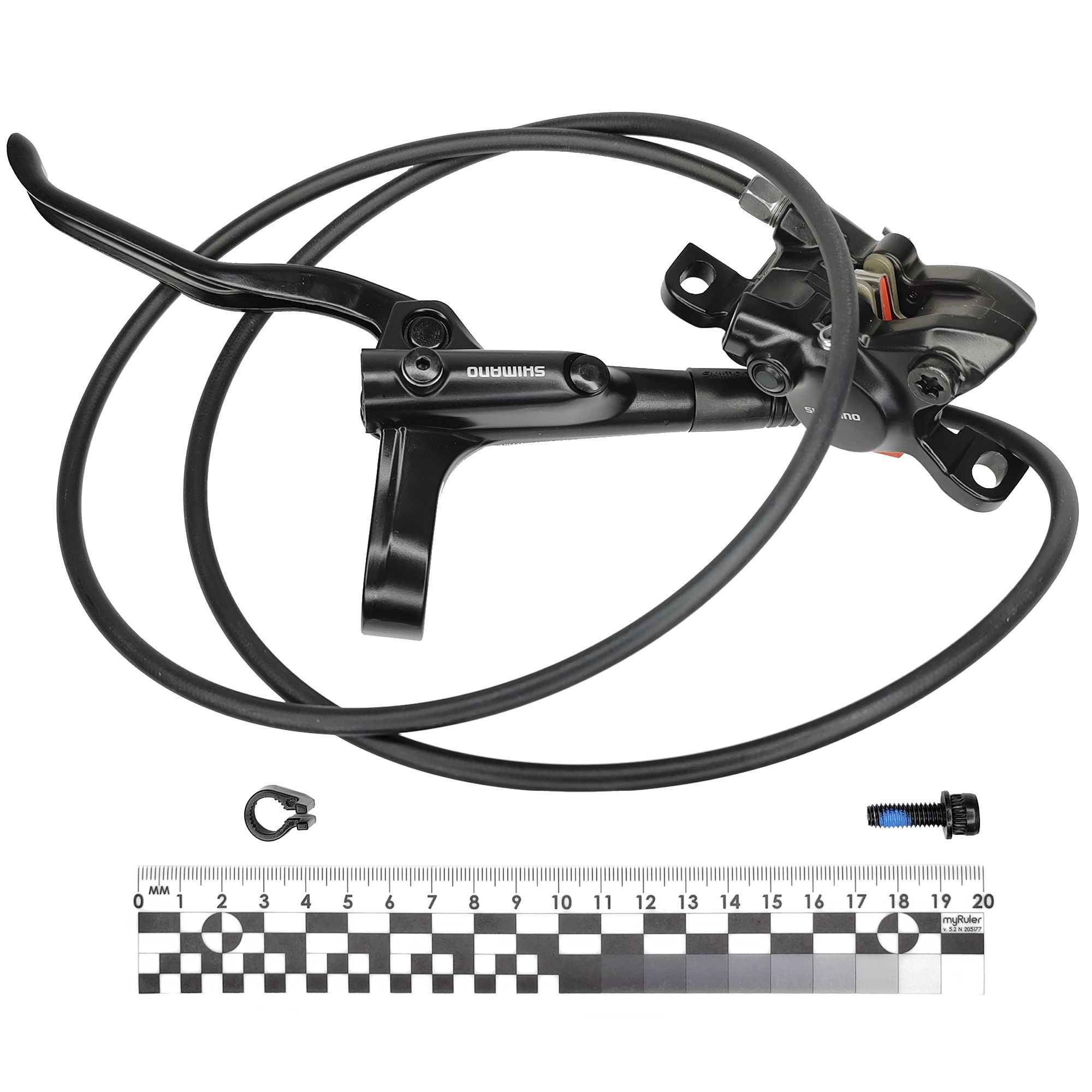 Shimano Гидравлические тормоза для велосипеда MT200 в сборе 85 см, передний — Товары для велоспорта