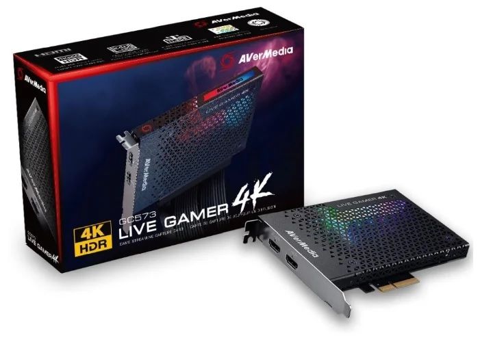 Карта видеозахвата Live Gamer 4K GC573, PCIe x4