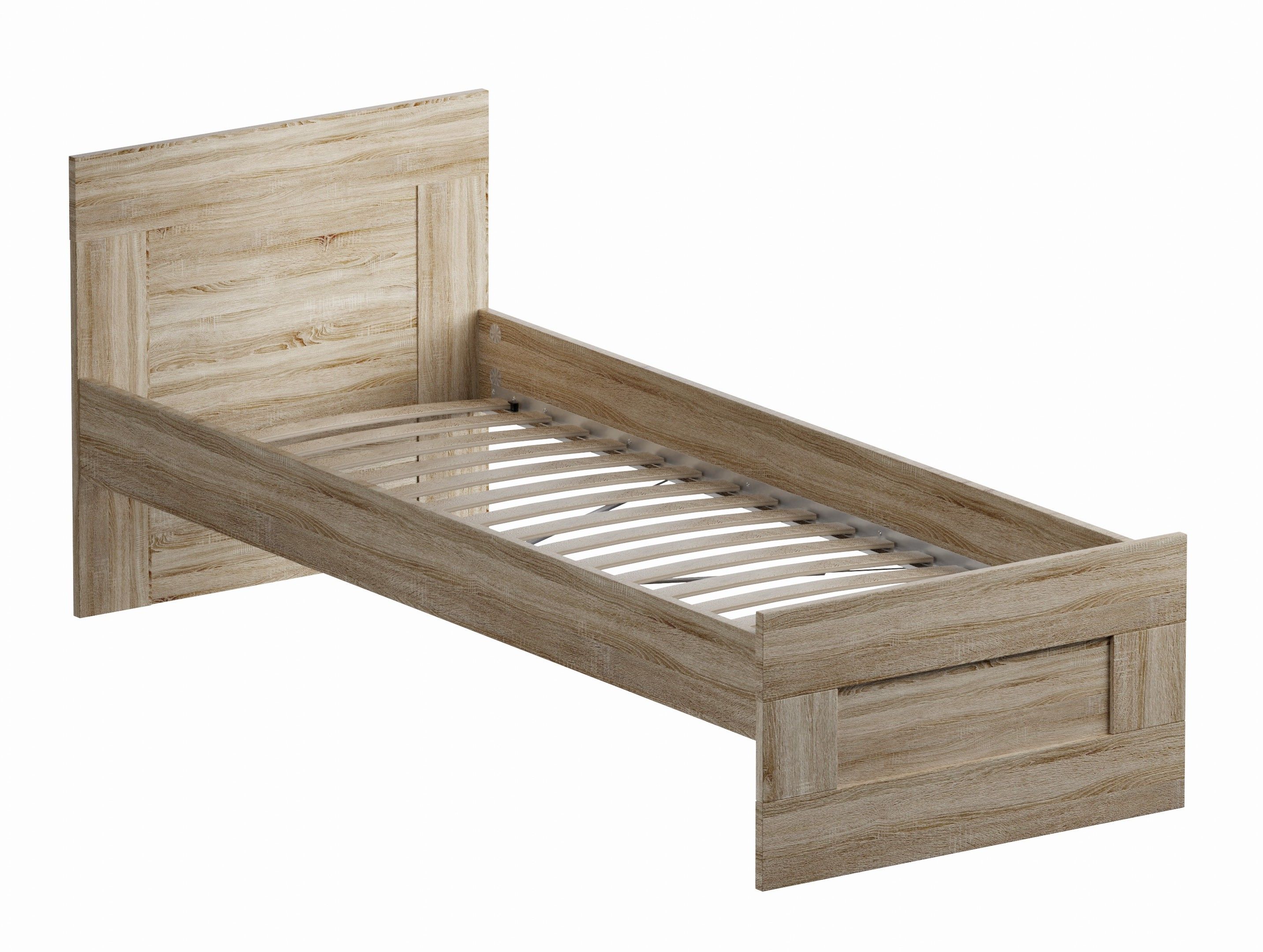 деревянная кровать односпальная с ортопедическим основанием