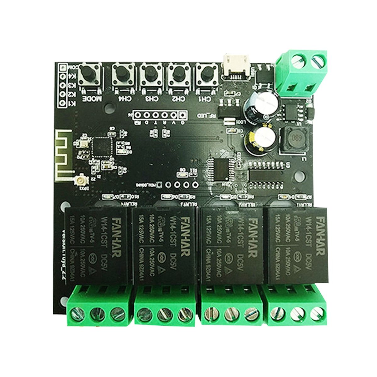 Pi Pico управление реле. Подключить реле Raspberry Pi Pico. 4 Канальное реле сигнализации.