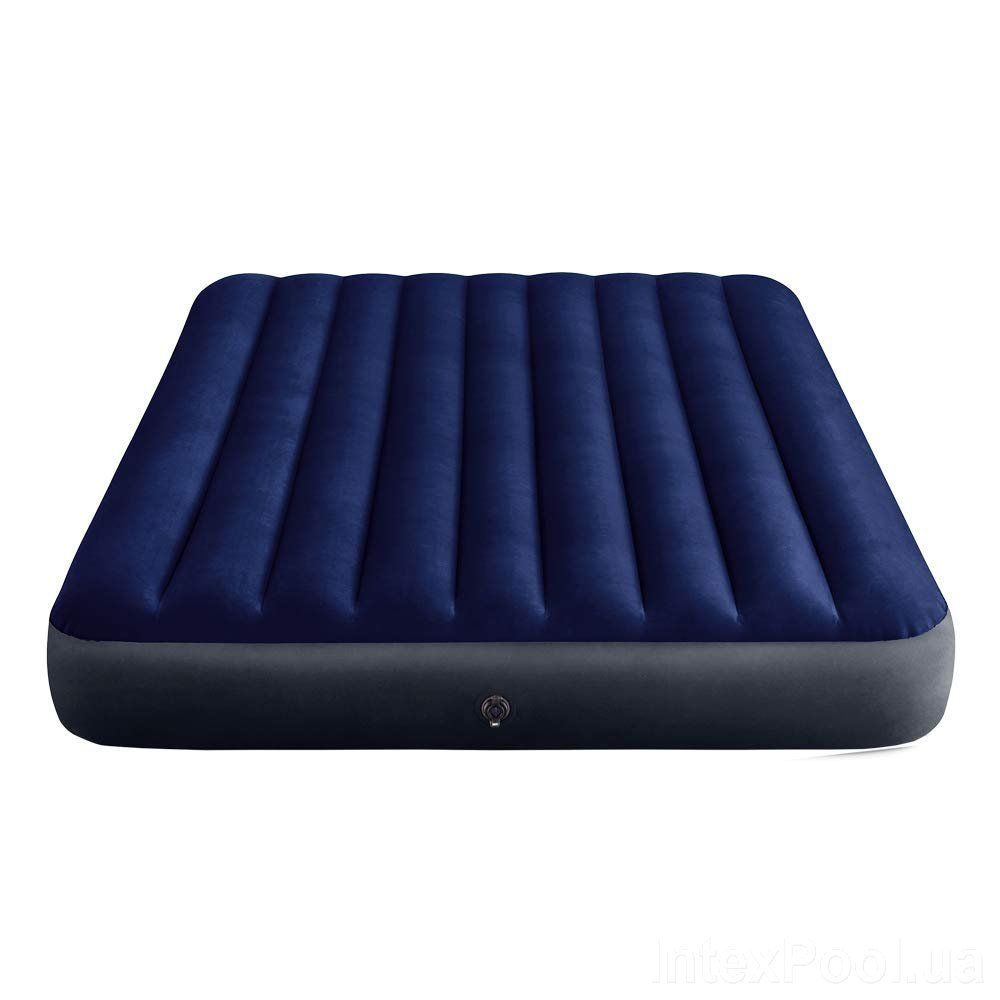 64755 Надувной матрас Classic Downy Airbed Fiber-Tech, 183х203х25см