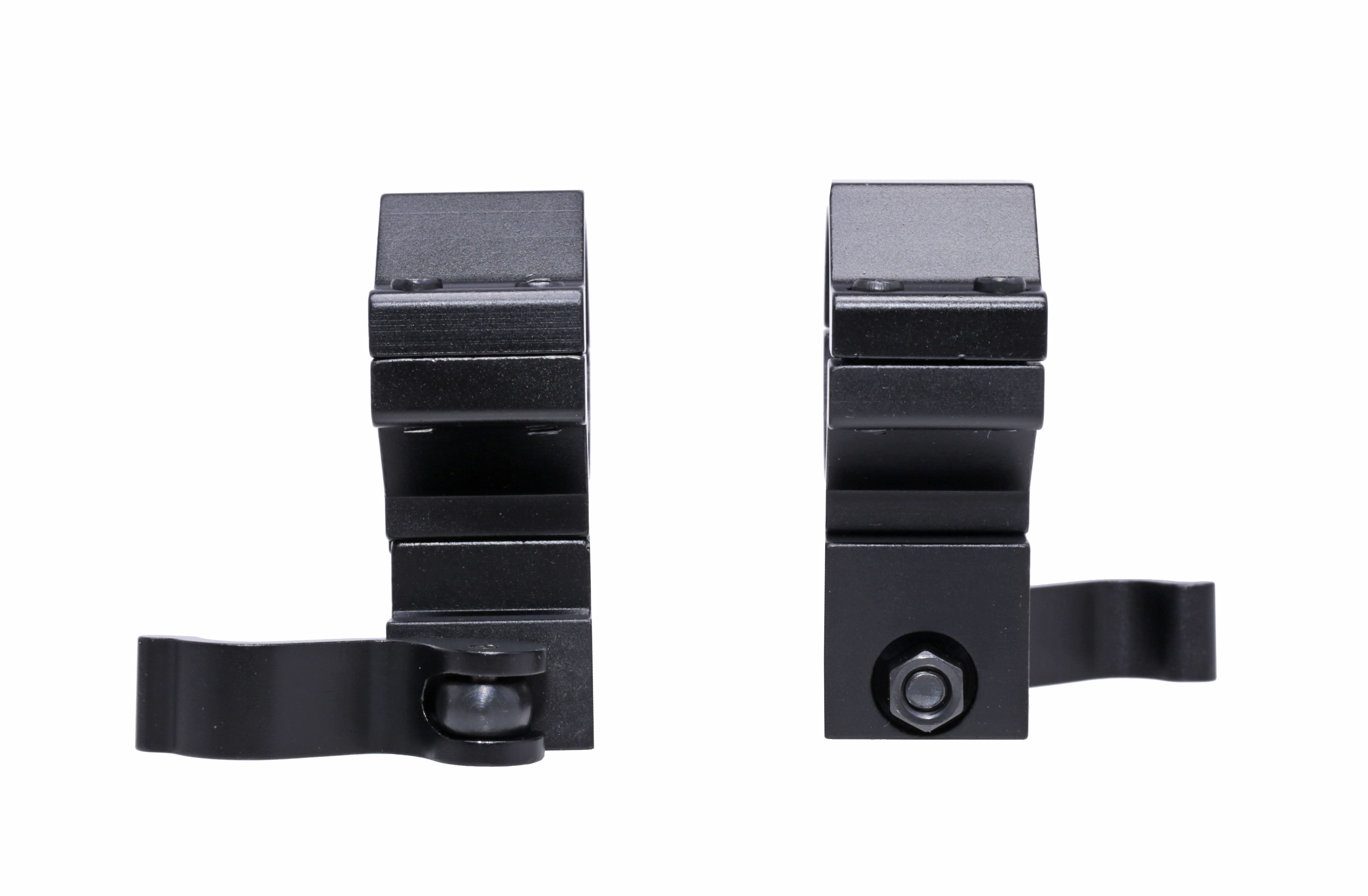 Кольца быстросъемные 30мм Weaver средние 14мм. Рычаг