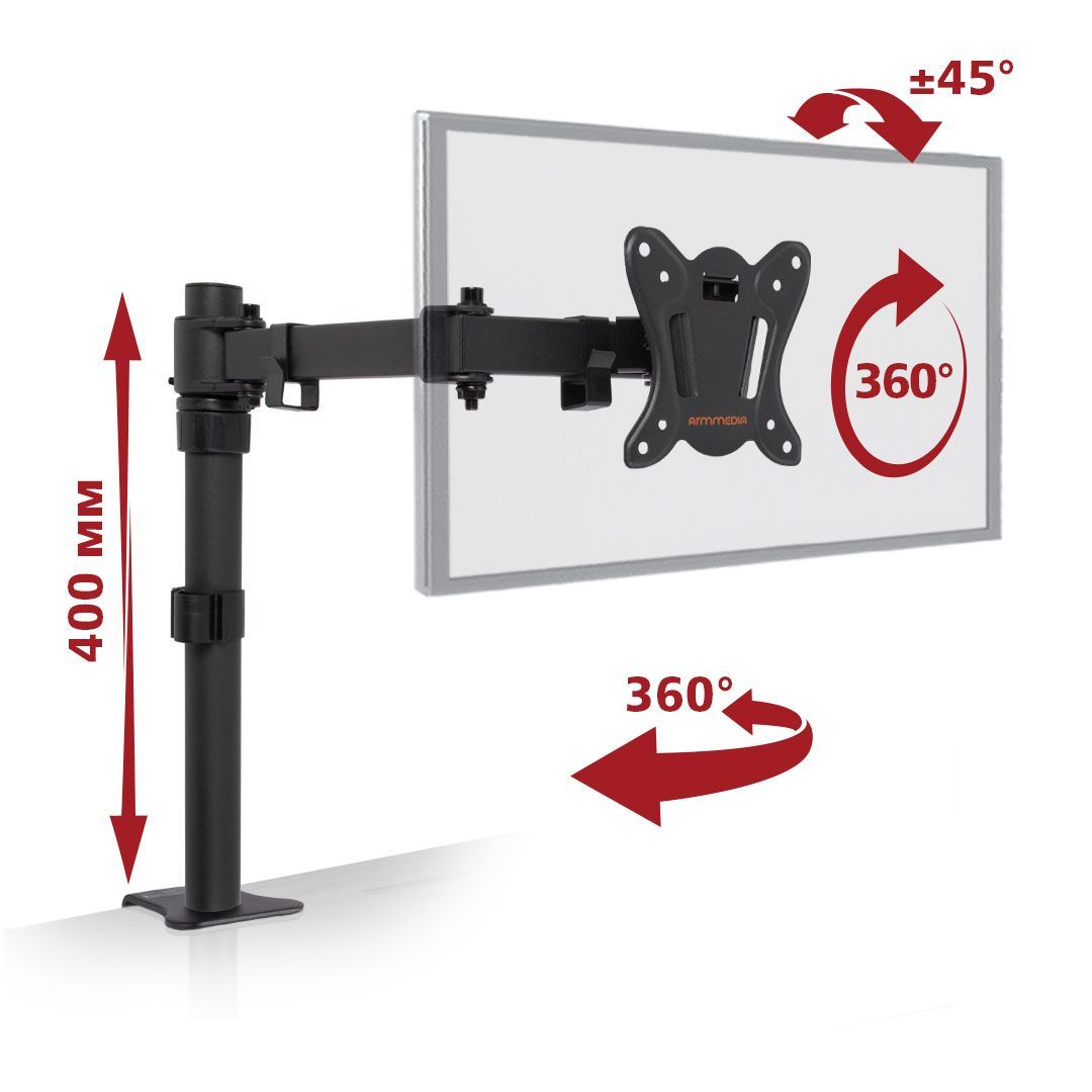 Arm media lcd t32. Крепление для мониторов ARMMEDIA LCD-t15. Кронштейн для мониторов Arm Media LCD-101. Кронштейн для мониторов Arm Media LCD-t43 черный. Настольный кронштейн для мониторов Arm Media LCD-t04 Black, 15-27", нагрузка до 14кг.