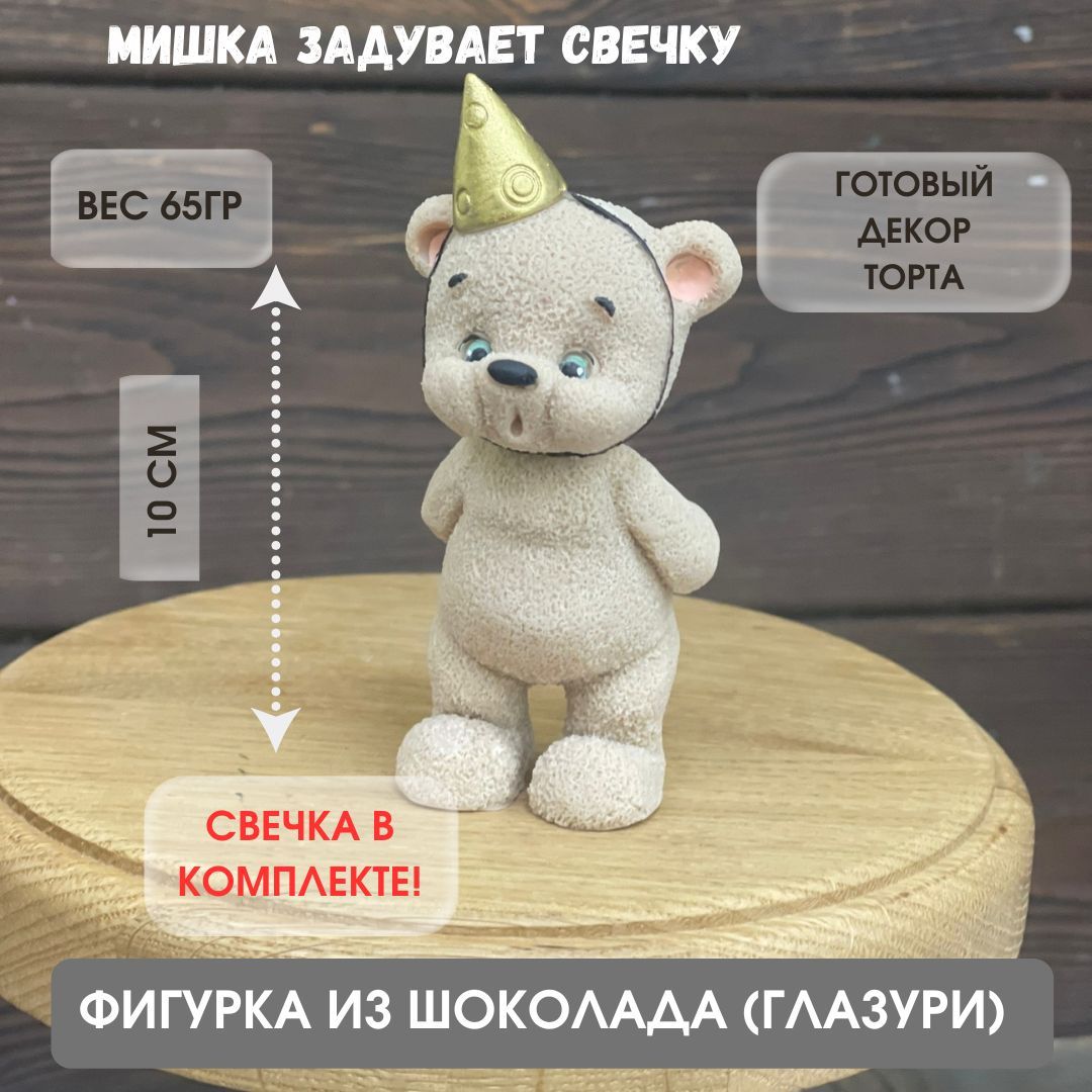 Фигурки из белого шоколада