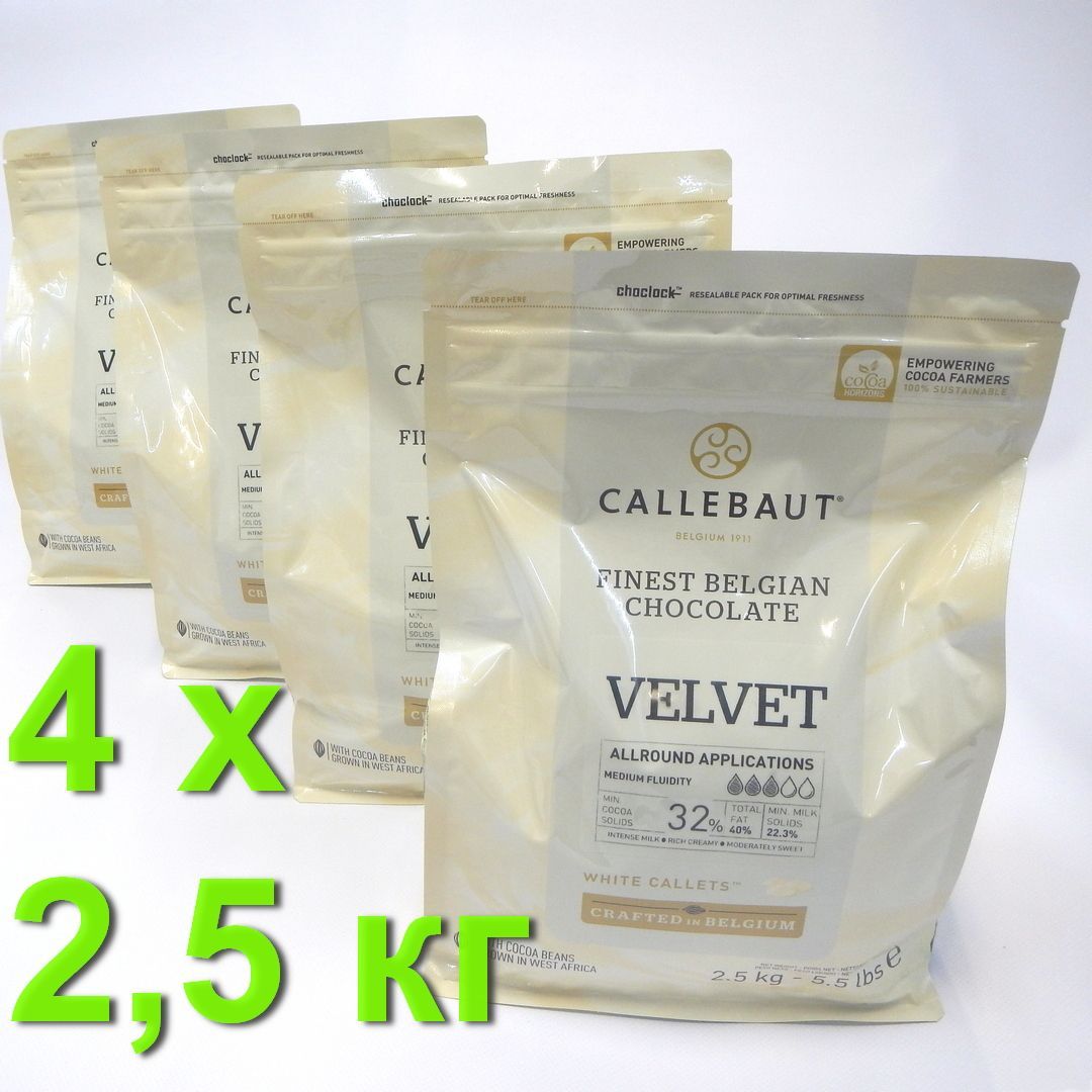 Шоколад Callebaut ,на мальтитоле белый