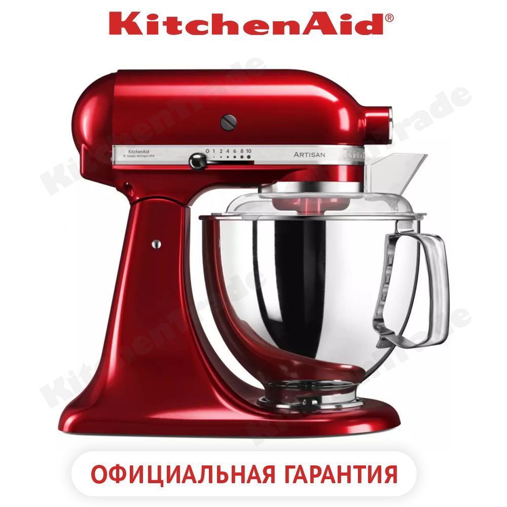 Стационарный Миксер KitchenAid 5KSM175PSE, 300 Вт - купить по низким ценам  в интернет-магазине OZON (163033529)