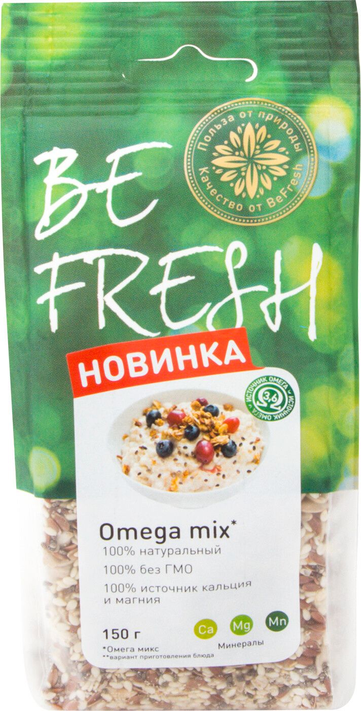 Семена омега. Смесь BEFRESH Омега микс 150г. Смесь семян. Семечки BEFRESH. Смесь семян лента Life Омега микс, 100г.